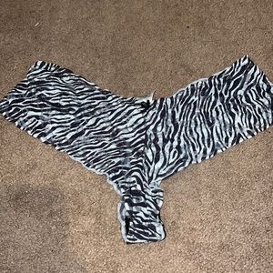 Zebra Lace Cheeky Panty
